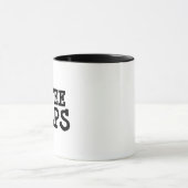 GRAPPIGE HUMOR TRENDY KOFFIE HELPT DRINKER MOK (Midden)