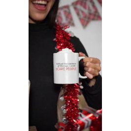 Grappige Humor trendy statement quote Koffiemok