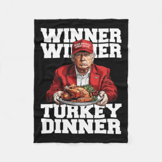 Grappige Humor Trump Winner Turkije Diner dan Fleece Deken