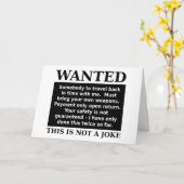 Grappige Humor van de Kaart van de Verjaardag van (Gele Bloem)