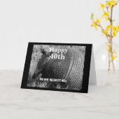 grappige humor voor armadillo - verjaardagskaart kaart (Gele Bloem)