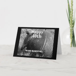 grappige humor voor armadillo - verjaardagskaart kaart