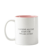 Grappige humoristische cafeïne de hele dag quote