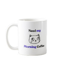 Grappige Humoristische Morgen Kat