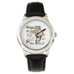 Grappige Hump Day Camel Kinder horloge