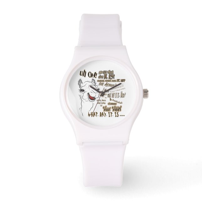 Grappige Hump Day Camel Watch Horloge (Voorkant)