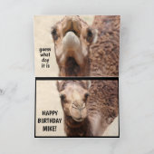 Grappige Hump Day Kaart voor Mike! (aanpassen) (Binnen)