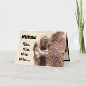 Grappige Hump Day Kaart voor Mike! (aanpassen) (Voorkant)