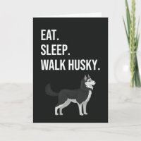 Grappige Husky Kaarten Puppies Hond Blauwe Ogen Hu