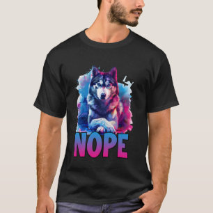 Grappige Husky Meme T, perfect Husky wandelende T T-shirt