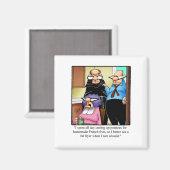 Grappige Huwelijk Humor Koelkastmagneet Magneet (Voorkant / Achterkant)