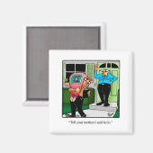 Grappige Huwelijk Humor Koelkastmagneet Magneet (Voorkant / Achterkant)