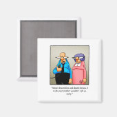 Grappige Huwelijk Humor Koelkastmagneet Magneet (Voorkant / Achterkant)