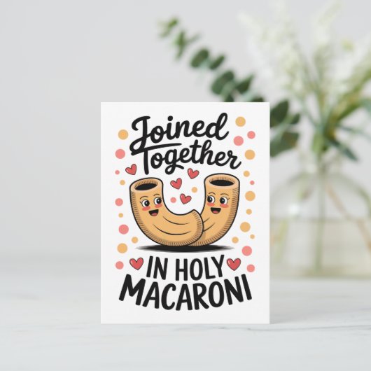 Grappige Huwelijk Trouw Engagement Briefkaart (Staand voorkant)