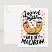 Grappige Huwelijk Trouw Engagement Briefkaart (Voorkant / Achterkant)