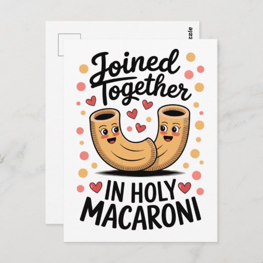 Grappige Huwelijks Trouw Engagement Briefkaart (Voorkant / Achterkant)