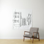 Grappige huwelijksachtergrond foto prop wandkleed (In Situ (horizontaal))