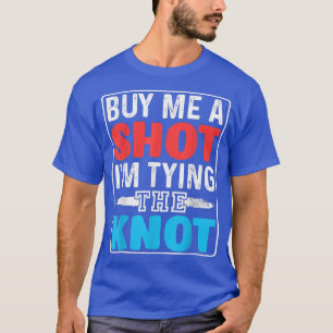 Grappige huwelijksbruid en bruidegom vrijgezellenf t-shirt