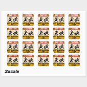 Grappige Huwelijksgrap Sticker (Vel)