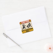 Grappige Huwelijksgrap Sticker (Envelop)