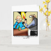 Grappige Huwelijkshumor Leeg Kaart (Gele Bloem)