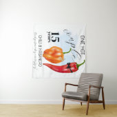 Grappige huwelijksjubileum achtergrond wandkleed (In Situ (horizontaal))