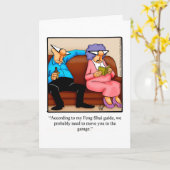 Grappige huwelijksjubileumkaart kaart (Gele Bloem)