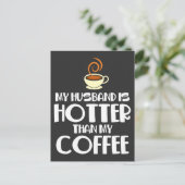 Grappige Huwelijksrelatie met Knappe Echtgenoot Briefkaart (Staand voorkant)