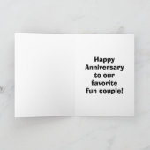 Grappige Huwelijksverjaardagskaart Voor Hen "Brilj Kaart (Binnen)