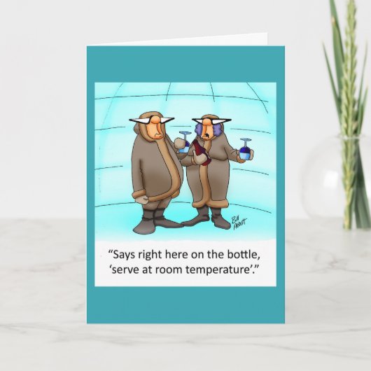 Grappige Huwelijksverjaardagskaart Voor Hen "Brilj Kaart (Voorkant)