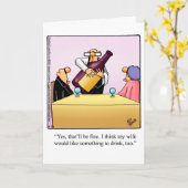 Grappige Huwelijksverjaardagskaart Voor Hen "Brill Kaart (Gele Bloem)