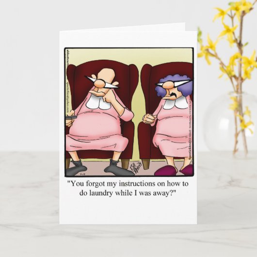 Grappige Huwelijksverjaardagskaart Voor Hen Kaart (Gele Bloem)