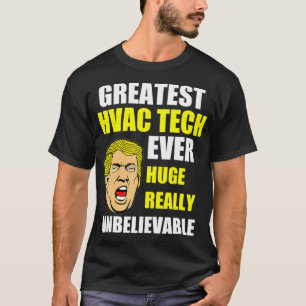 grappige HVAC-technicus donald trump gift humor T-shirt