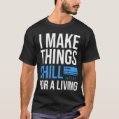 Grappige HVAC-technicus humor T-shirt (Voorkant)