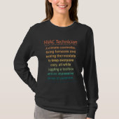 Grappige HVAC-technicus T-shirt (Voorkant)