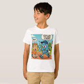 Grappige Hydration Comic Print. T-shirt (Voorkant volledig)