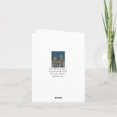 grappige hymnezangers die Kerstmis van de Feestdagen Kaart (Achterkant)