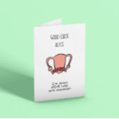 Grappige hysterectomie Aanpasbaar Kaart