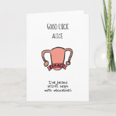 Grappige hysterectomie Aanpasbaar Kaart (Voorkant)