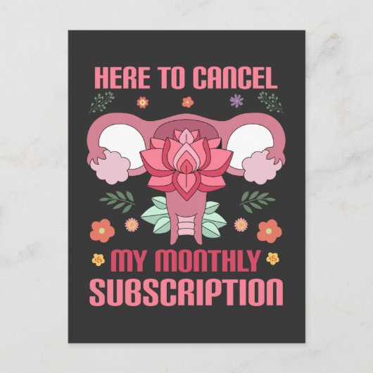 Grappige hysterectomie operatie herstel baarmoeder briefkaart (Voorkant)