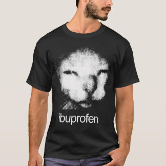Grappige Ibuprofen Kat Meme Met Cringe Lelijke Kat T-shirt