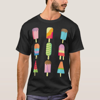 Grappige Ice Cream Retro Popsicle T-shirt