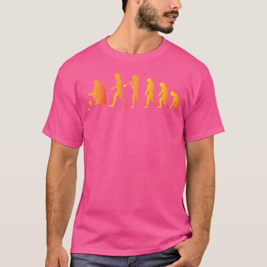 Grappige Ice Gevist Evolution Krijg je Ice Vissen  T-shirt (Voorkant)