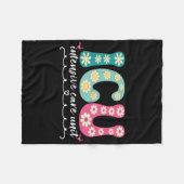 Grappige ICU verpleegkundige intensive care unit v Fleece Deken (Voorkant (Horizontaal))