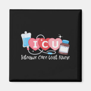 Grappige ICU verpleegkundige intensive care unit v Magneet