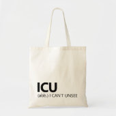 Grappige ICU-verpleegster boodschappentas afstudee Tote Bag (Voorkant)