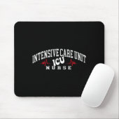 Grappige ICU-verpleegster Intensive Care Unit-verp Muismat (Met muis)