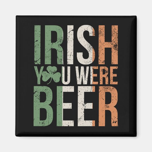 Grappige Ierse bierliefhebber Magneet (Voorkant)
