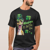 Grappige Ierse dinosaurus St. Patricks