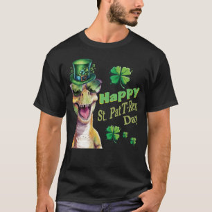 Grappige Ierse dinosaurus St. Patricks T-shirt